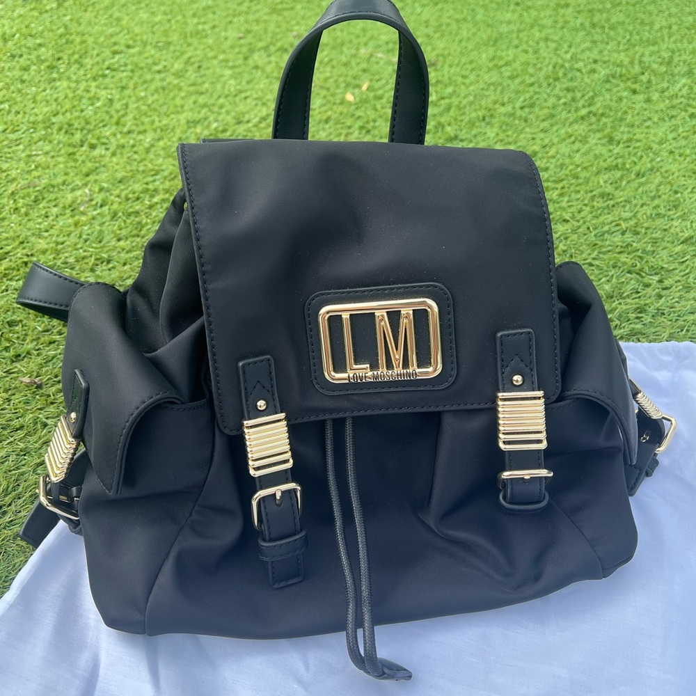 Love Moschino Black Backpack